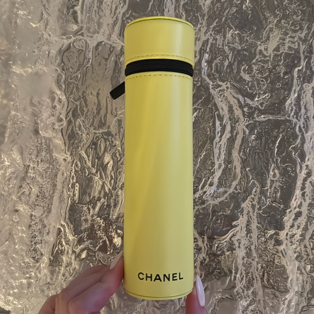 Chanel makeup brush case